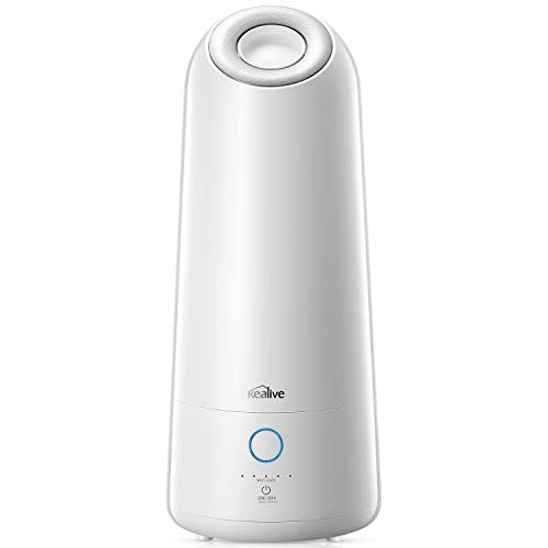 Cool Mist Humidifier, Kealive 5L Humidifiers Remote Control, 45H Humidifying Ultrasonic Quiet Humidi - //coolthings.us