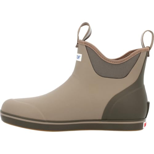 Image of XTRATUF Men's Ankle Deck Boot, Earth Brown, Size 12(M)