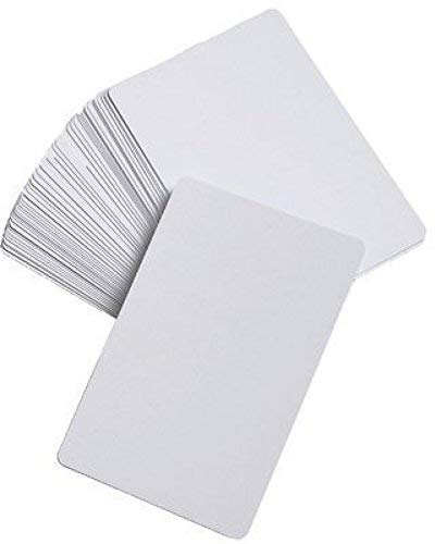 Amazing Child 200 Glossy Blank Cards _ Wipeable Premium Quality Cards