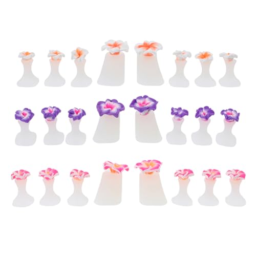 PartyKindom 24pcs Silicone Toe Separators Comfortable Nail Art Tools for Pedicures Flexible and Durable Toe Dividers for Home and Salon Use for Nail Polish Application