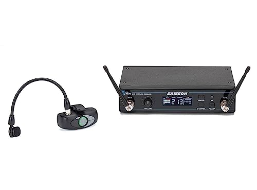 Samson AirLine AWX Wind Instrument Micro Transmitter Wireless System with HM60 Wind Instrument Microphone, K-Band