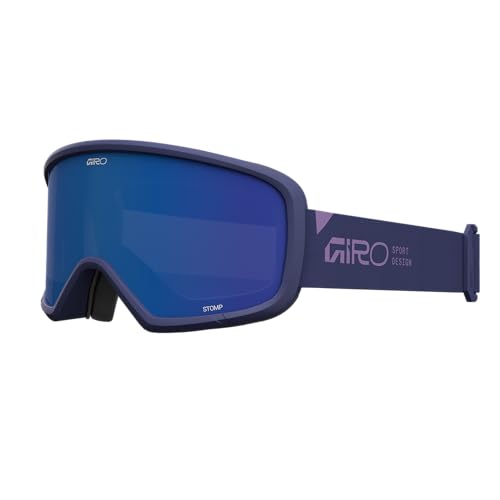 Image of Giro Stomp Kids Snow Goggle Mauve Purple Wordmark - Grey Cobalt