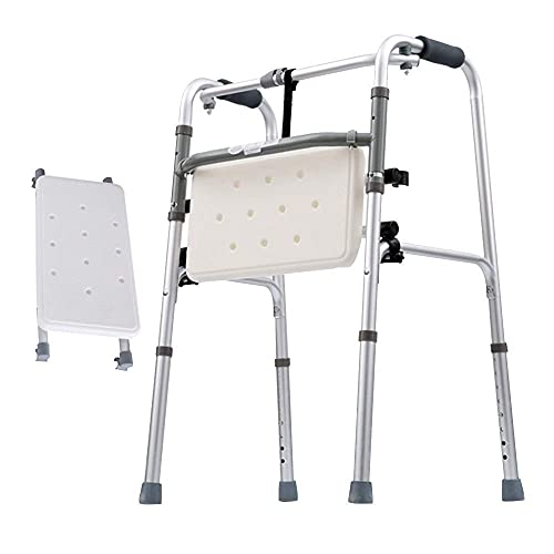 Déambulateur pliant double mode avec réglage à 8 vitesses de marche