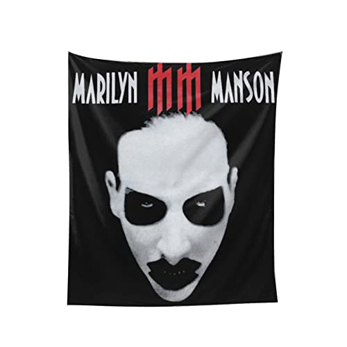 ^yXg[ Marilyn Manson }}\ IV 60*51inch z|X^[ @\I CeA Ǌ| g rO[ ͋C] A[g uPbg p J[e Vj