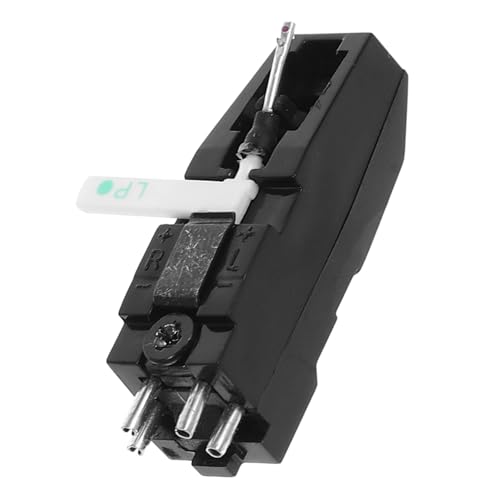 NOLITOY Schallplattenspieler Tonabnehmer mit Dual Seiten Nadel Hochwertige Klangwiedergabe Kompatibel für Vinyl Plattenspieler Präzise Kanaltrennung Ersatzcartridge für Phonographen und