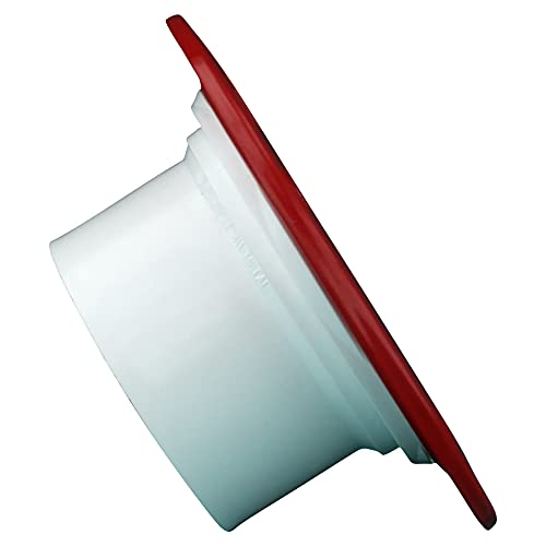 CHARLOTTE PIPE 4X4 DWV CLST FLG W/ADJ MTAL Ring HUB DWV (Drain, Waste and Vent) (1 Unit Piece)