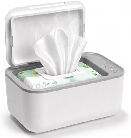 Chefhandy Baby Wipe Warmer with Surround Heating, Large Capacity, White