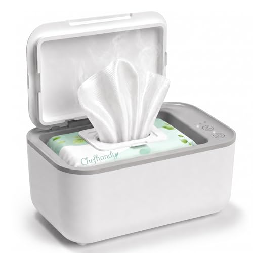 Chefhandy Baby Wipe Warmer with Surround Heating, Large Capacity, White