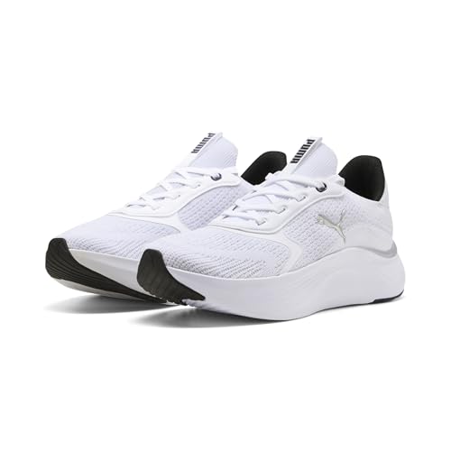 PUMA Women's Softride Mayve 2 Shoes, White- Black- Silver AH26, 7.5 WNS by PUMA - Used condition - Image 2