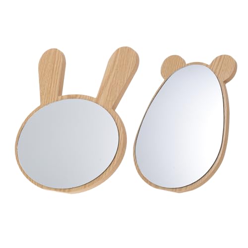 Espejos de maquillaje de mesa con diseño elegante 2 piezas