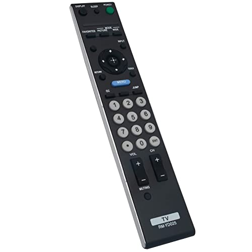 New Rm-Yd025 Replaced Remote Suit For Sony Tv Kdl-32S5100 Kdl-32Xbr9 Kdl-37L4000 Kdl-37L4000 Kdl-37L5000 Kdl-40S4100 Kdl-46S4100 Kdl-40V4100 Kdl-40V415 Kdl-40S504 Kdl-40S5100 Kdl-40Sl150 #TOP5