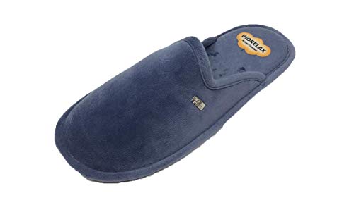 Zapatilla de Estar por casa/Biorelax/Mujer/Empeine Suapel/Suela Goma/Cámara de Aire/Color Azul Azafata/Talla 36