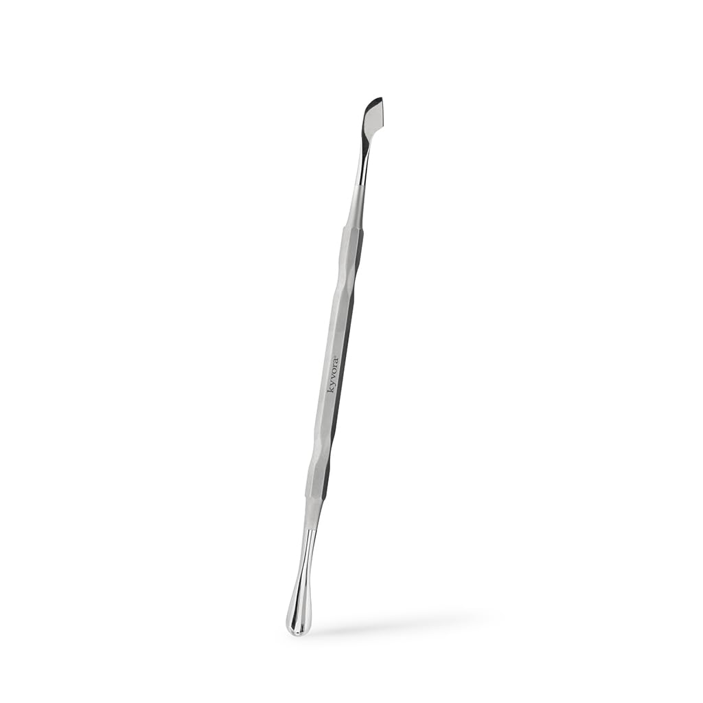 KYVORA Professional Cuticle Pusher and Nail Cleaner for Pedicure and Manicure