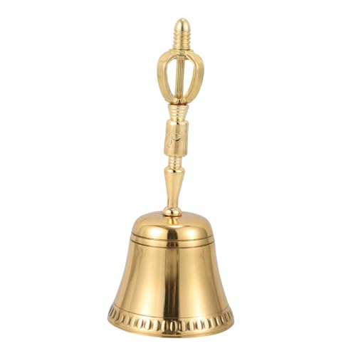 RORPOIR Campanella Mano Buddhista in Rame Strumento per Meditazione e Preghiera Quadrato per Adulti Ed Anziani Decorazione Zen per Tranquillo e