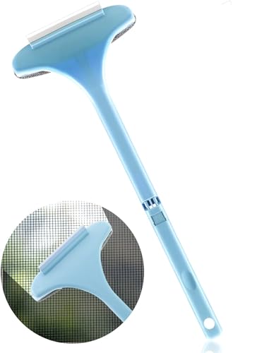 SHUTTLE ART 2 in 1 Window Mesh Cleaning Brush & Wiper with Double-Sided Handle, Extended Handle Window Cleaning Brush Net Cleaner Double-Sided Window Cleaner, Multicolor, Pack of 1 (B0CVVP4Q7M) Amazon Price History, Amazon Price Tracker