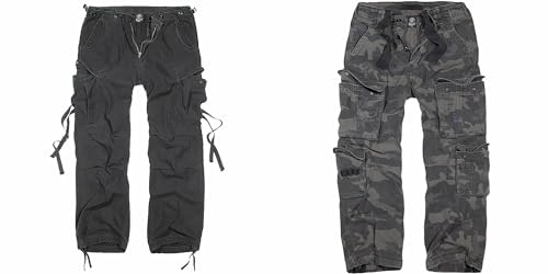 Pantalon Camouflage Sombre M et Brandit Mous Noir contre le Froid