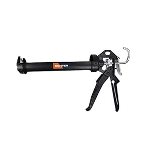 DEXTER – Patroonpers – Geschikt voor 310 ml cartridges – Cartridge-pistool – Siliconen spuit – Siliconenpistool – Siliconenpistool