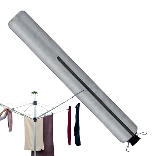 Funda para secadora giratoria: protección contra la intemperie para tendederos giratorios, funda protectora de PVC | Protección universal contra la intemperie y los rayos UV para la ropa en el jardín,
