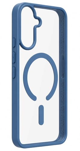Image of ArmourPro MagSafe Compatible Case for Samsung Galaxy A17, Magnetic Wireless Charging Back Cover with Clear Back, Flexible TPU Bumper, Camera Protection | Blue