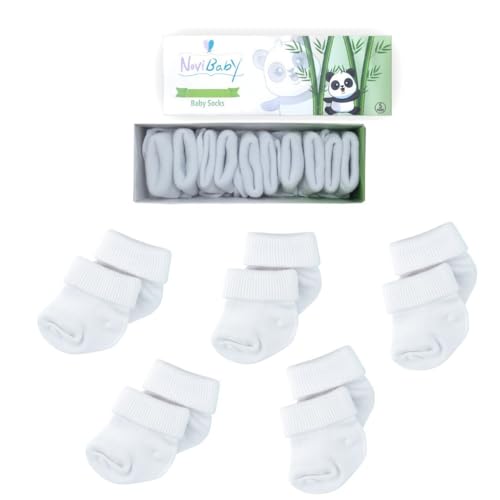Image of Novibaby Baby Socks 0-6 Months, 6-12 Infant Ankle Socks for Boys and Girls, Essential Baby Items for Newborns