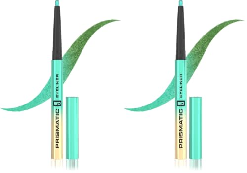 Image of Glam21 Prismatic 5D Eyeliner| Waterproof|Smudge proof|Long lasting eyeliner with easy application|Creamy Formula|Multichrome Effect Bold Color Payoff |02-Spectrum (Pack of 2)