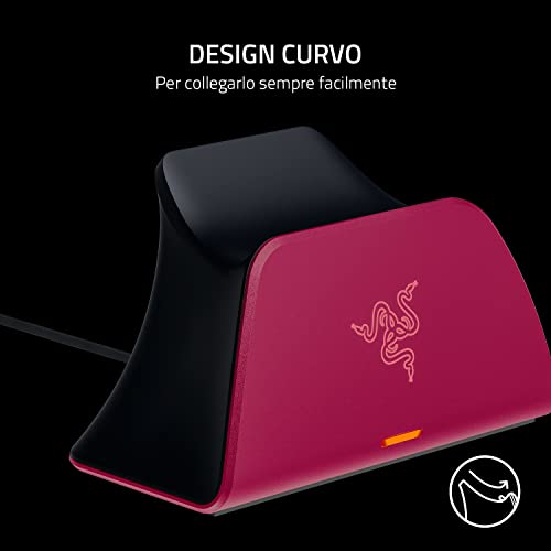 Base di Ricarica Rapida Universale per PS5 - Caricabatterie Rapido per controller PS5 (Ricarica Rapida, Compatibilità Universale, Sistema a Contatto Magnetica) Midnight Black - Controller - Immagine 2