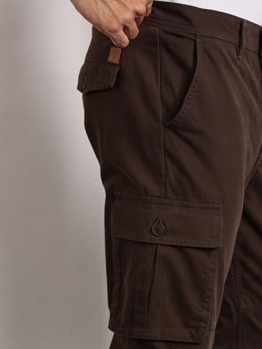 Image of Thomas Scott Men's | Solid | Light Weight | Breathable Fabric | Mid Rise | Regular Fit | Cotton Blend | Button Waist | Chino Trouser | Pants