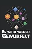 D20 Herz für Rollenspieler und Brettspieler: Notizbuch & Tagebuch 120 Seiten liniertes Papier Handliches Format (15,24 × 22,86 cm entspricht ungefähr DIN A5)