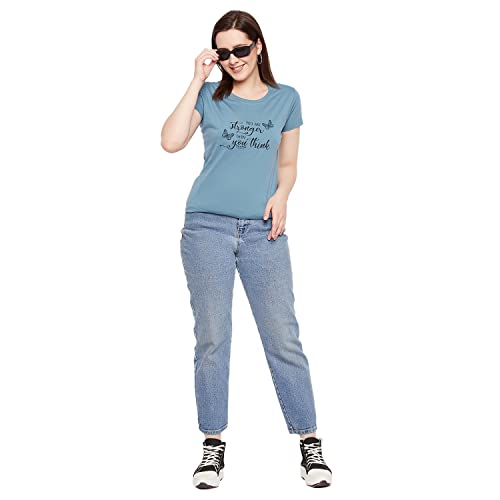 Image of Orewa Women by OKANE Women's Short Sleeve Printed Regular Fit T-Shirt