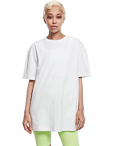 Urban Classics Ladies Oversized Boyfriend Mujer Camiseta Blanco L 100% algodón Más Grande