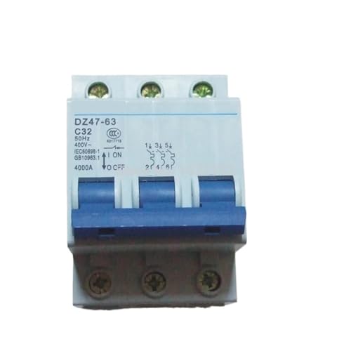 Disjoncteur 3P 32A 400V à haute performance thermique courbe C