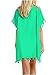 GDKEY Women Chiffon Tassel Swimsuit Bikini Stylish Beach Cover up (Size A, Light Turquoise)