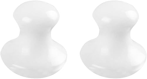 Uonlytech Gua Sha Tools - Masajeador facial de hongos de cuarzo, piedras de jade para la salud, herramienta de masaje para mujeres, spa en casa,