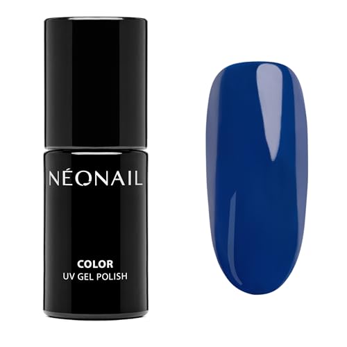 NÉONAIL Smalto Semipermanente Unghie 7,2 ml - Smalto Blu Icy Sapphire - Smalti Gel Per Unghie UV Led - Nail Polish - NÉONAIL Colori - Smalto Unghie