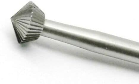 Jewelers Hart Bur 017 Jewelry Stone Setting Bur 90º Pack of 6 FOX Germany 1.70mm