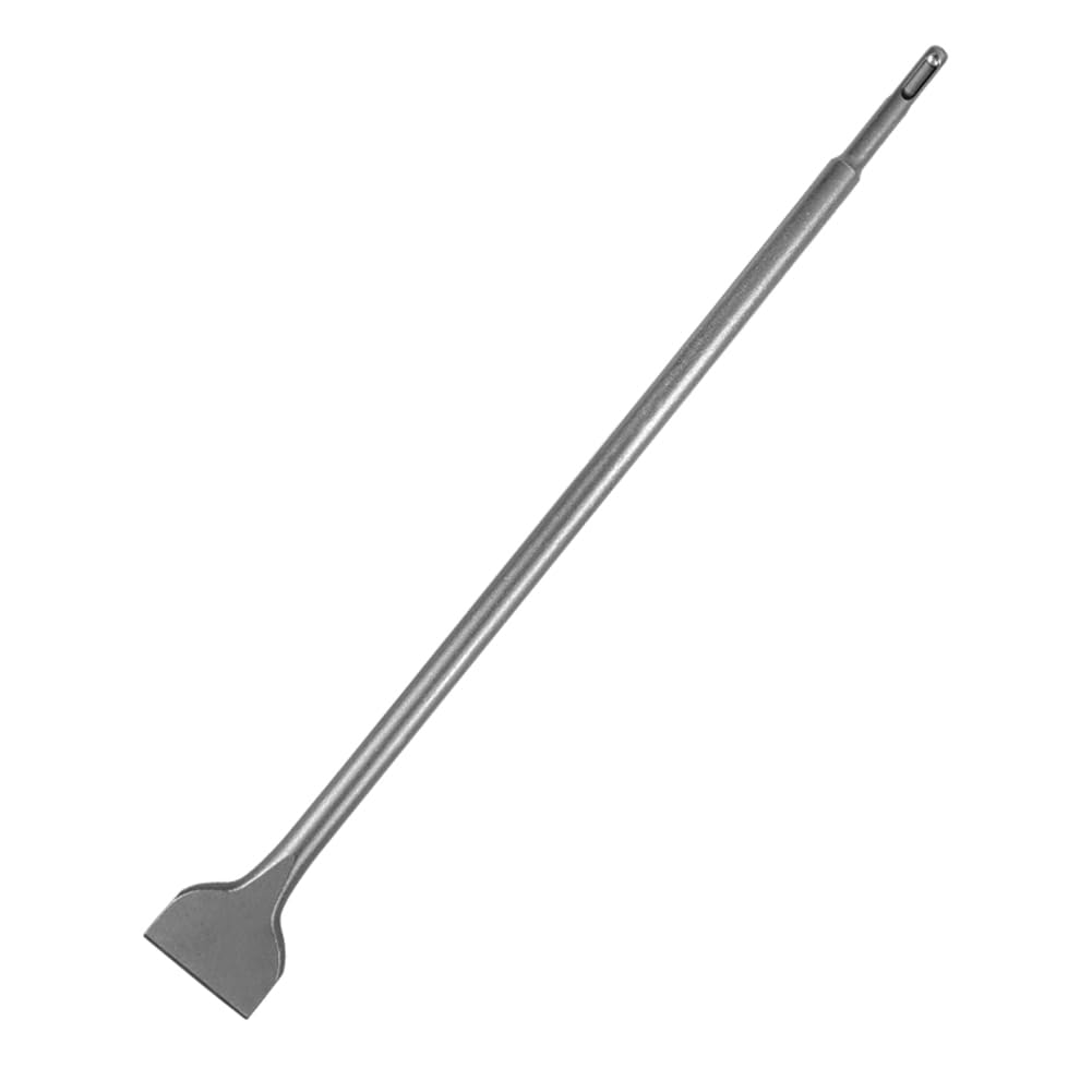 Monkey King Bar SDS Plus Chisel, 450x40MM Bent Tile Removal Chisel for SDS Plus Rotary Hammer Drill, Alloy Steel Shovel, Sharp Head for Ceramic Tile Cement Thinset Mortar Vinyl