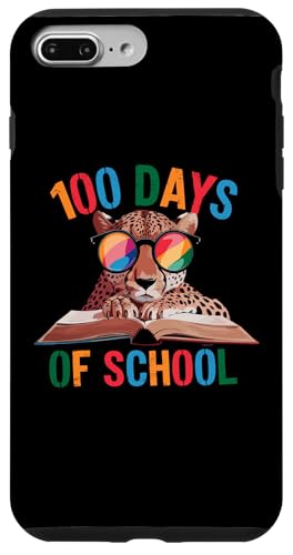 Leopard 100 Days Cheetah, 100e jour d'école Coque pour iPhone 7 Plus/8 Plus