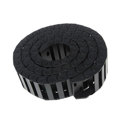 Chaîne porte-câbles 10x30 mm anti-torsion de 1000 mm avec embouts