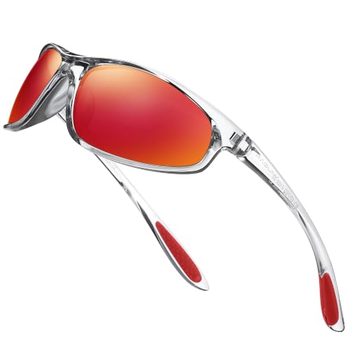 Image of FAGUMA Polarized Sports Sunglasses For Men UV400 Protection | Cycling Driving Fishing