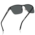 CARFIA – CARFIA Polarisierte Herren Sonnenbrille Metallrahmen UV 400 