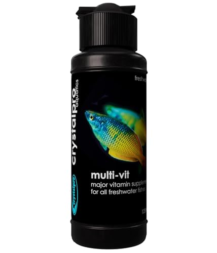 Crystalpro-Multi-VIT-422-Oz-Balanced-MultiVitamin-Supplement-for-Freshwater-Fish-Healthy-Water-Conditions-for-Freshwater-Aquariums-125-ml Crystalpro Multi VIT 4.22 Oz - Balanced MultiVitamin Supplement for Freshwater Fish - Healthy Water Conditions for Freshwater Aquariums (125 ml) - Image 1