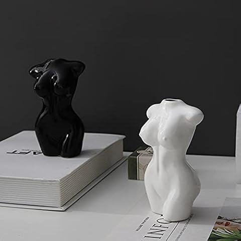 Ceramic Female Form Flower Vase Cover