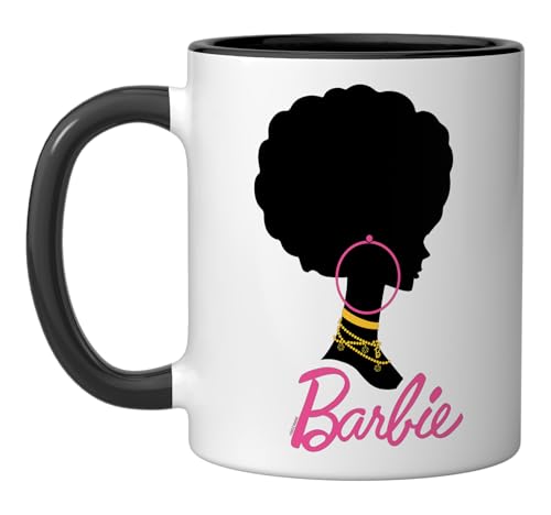 Taza de cerámica Barbie Afro 11 onzas miniatura 1