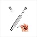 OUFER Piercing Ball Grabber Tool for Changing Piercing Jewelry, 316L Surgical Steel Internally Threaded Push Pin External Thread Assistant Body Piercing Kit for Ear Nose Lip Tool