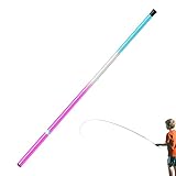Stange - 28 Tonnen eisblau pink Kohlefaser | Fish?ng Ro? Abschnitte, die sich drehen | Leicht und widerstandsfähig | Spin?ing Rød mit hoher Lagerkapazität, Leistung | Süßwasser