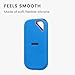 kwmobile Silicone Case Compatible with Sandisk E81 SSD (not for E61) - Case Protective Cover for SSD Drive - Blue