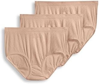 Jockey Women's Underwear Elance Breathe Brief - 3 Pack, Light, 10