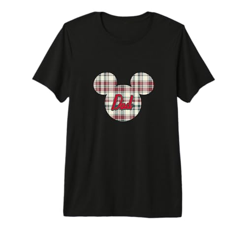 T-shirt Mickey Mouse de Noël pour homme en textile premium durable