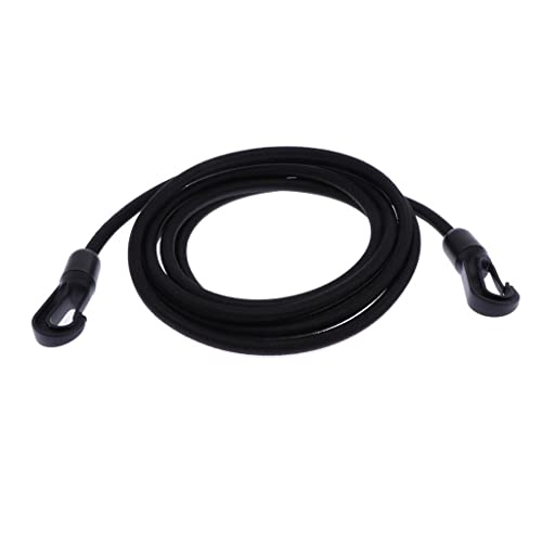 Cuerda extensible y cordón elástico con ganchos y clips inoxidables de 2.5m 8