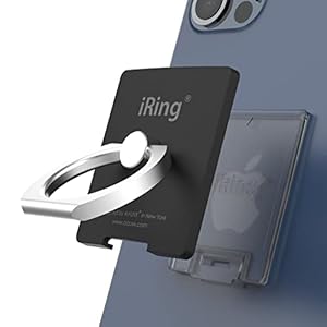 iRing Link, Made in Korea, Wireless Charging Friendly Phone Holder – Cell Phone Ring Grip Finger Holder and Stand…